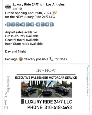 Luxury Ride 247 LLC